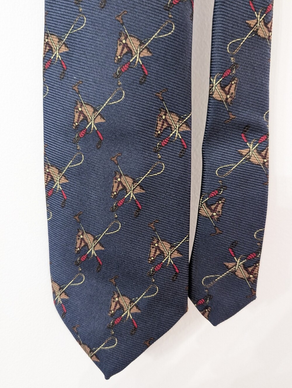 Vintage Polo Ralph Lauren Horse Equestrian Necktie